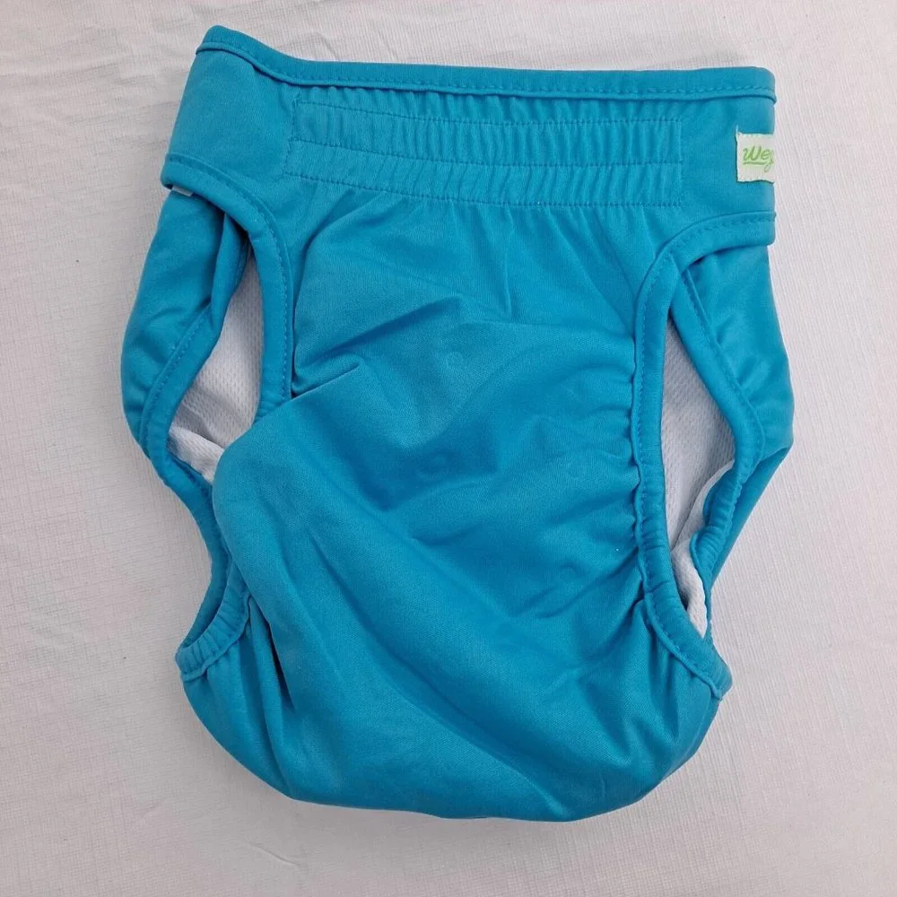 Dog Diaper Blue Washable snap back LARGE